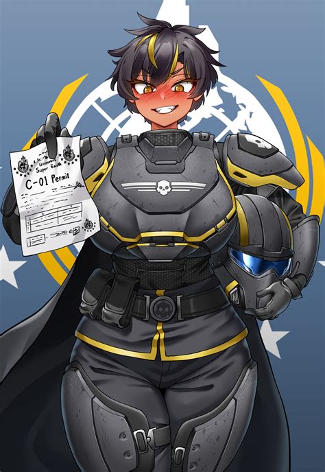 [various] Sergeant Joo (Helldivers) (OC by Hitch) .